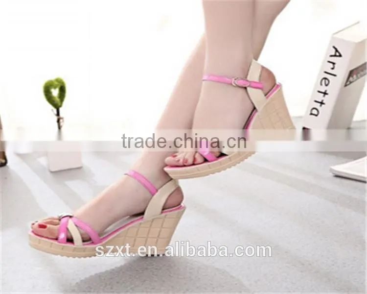 ladies wedge heel shoes sandals shoes women fashion ladies party shoes high heel