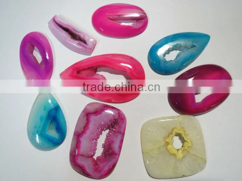 Window Agate Druzy Cabochons