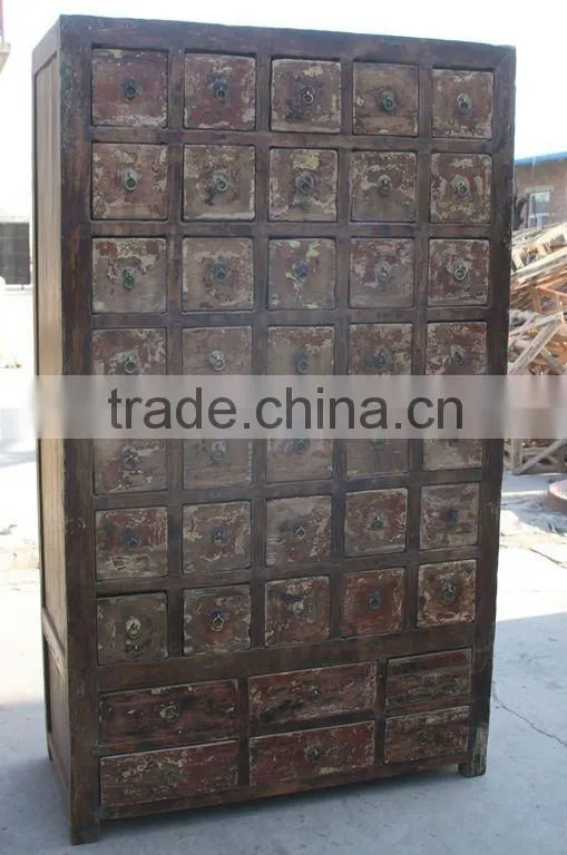 Chinese antique medicine storage cabinet
