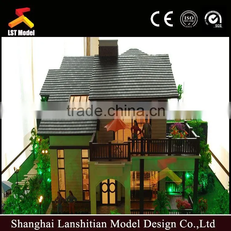 maquettes for villa building house plan,3d scale architectural model maker