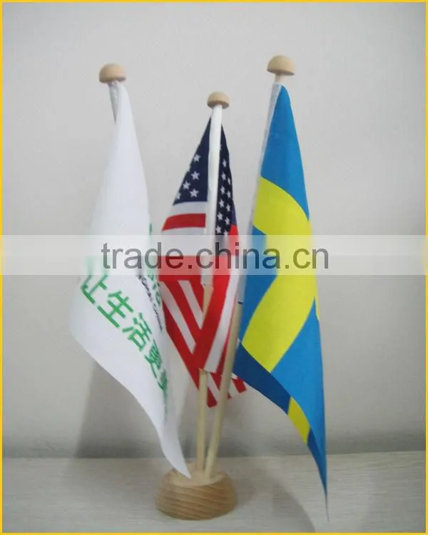 fashion table flag , desk flag ,table top flag