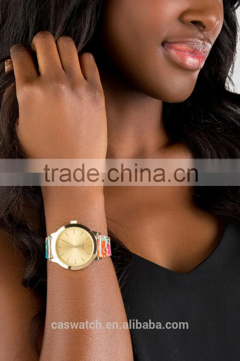 Brand your own logo plastic sandwich band watch