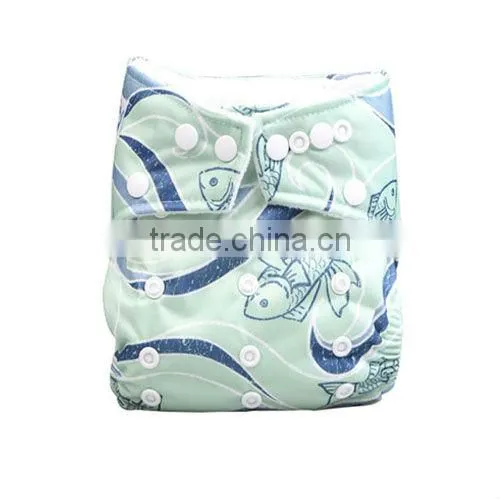 Gift for Christmas Printed Sweet Fashion Baby Cloth Diaper Baby Diaper