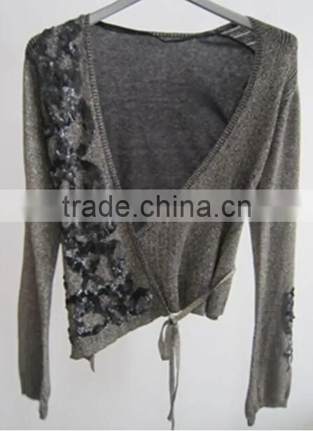 ladies' hot sell knitted sweaters