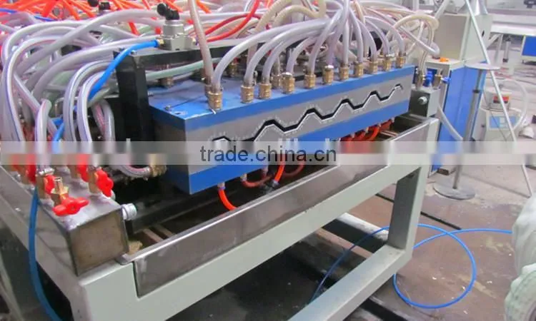 roofing sheets corrugated pvc plastic production line