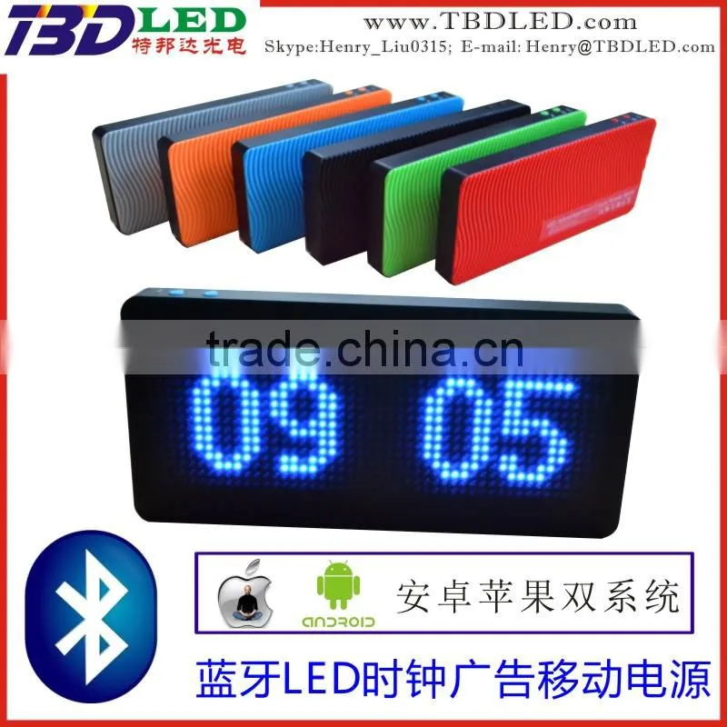 LED Power bank with LED screen