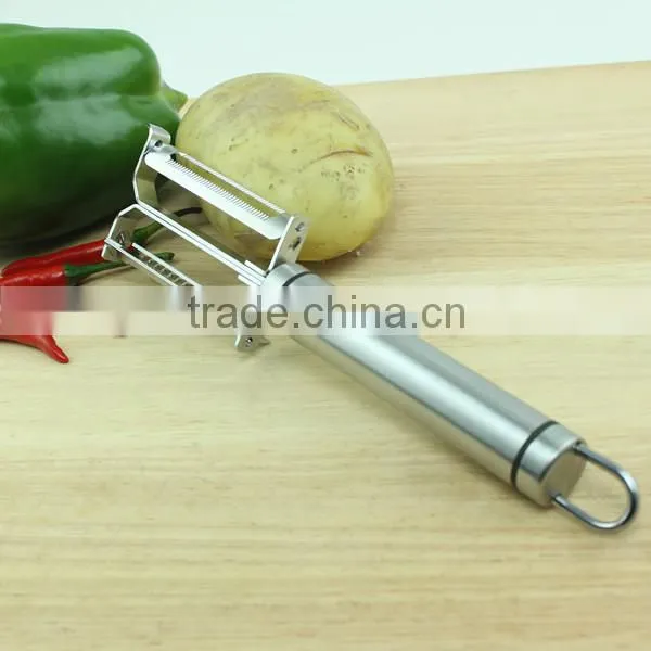 2016 New Unique Design 2 in 1 Manual Dual Julienne Peeler