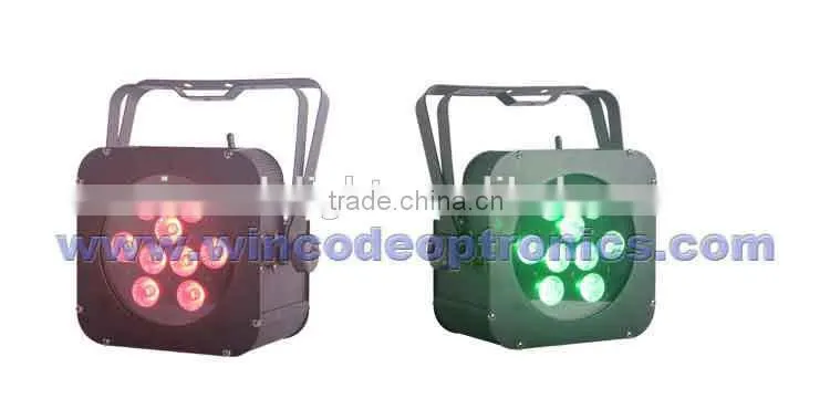 RGBAW 5 in 1 dmx wireless battery led uplights / wireless led uplights / battery led uplights