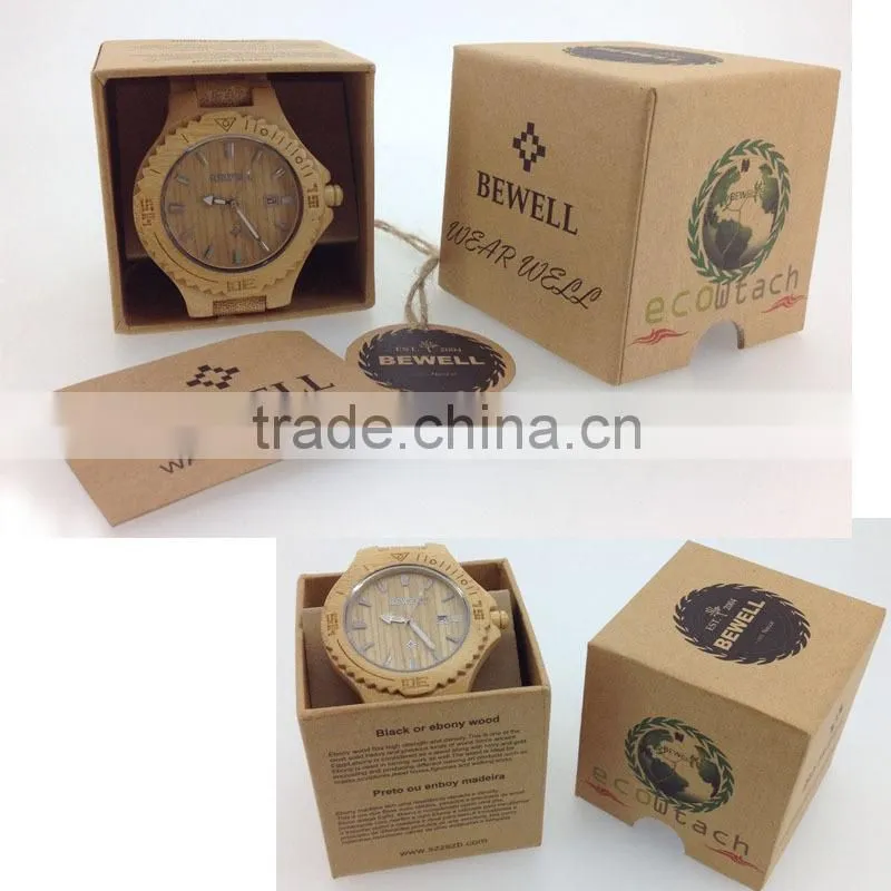 2016Natural eco-friendly new design customised logo cheap wooden wrist watch