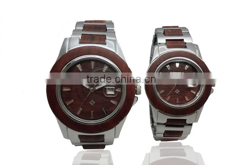 Bewell Men Watch Ceramic And Stainless steel Strap Wristwatch