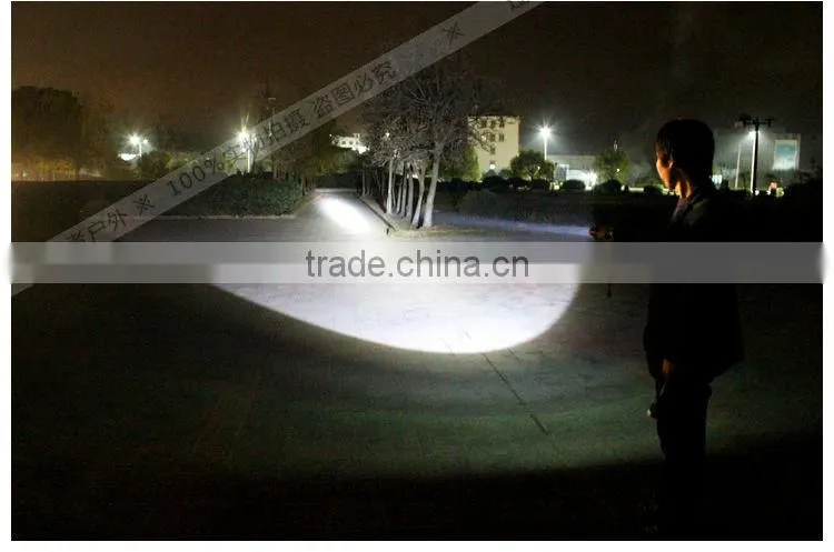 Goread C6 Big head aluminum high bright rechargeable 18650 Q5 flashlight search products