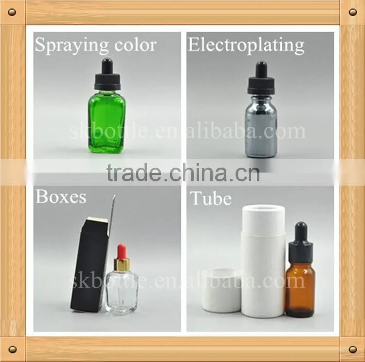 e liquid essential oil glass dropper bottle with tube