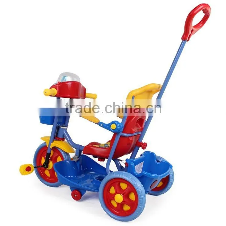 bt-1025968 ride on tricycle New design multifunctional ride on tricycle baby stroller (2 in 1) with flashing lights and b