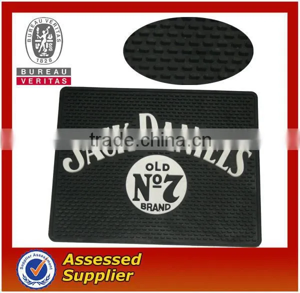 Drinkpromo branded bar mat PVC rubber bar mat
