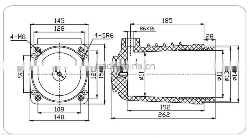 High Voltage Resin Switchgear Bushing