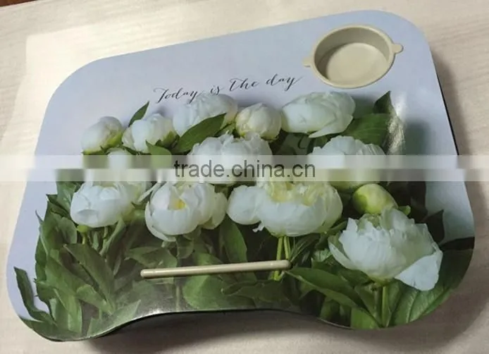 New 2016 Hot selling beautiful flowers computer Desk with soft cushion wholesale lowest price
