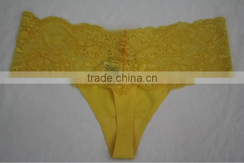 2014 Laser Cut Seamless Sexy Underwear Lace