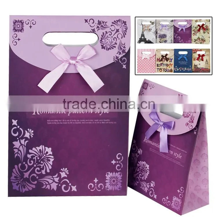 Creative wedding gluing hand gift bags