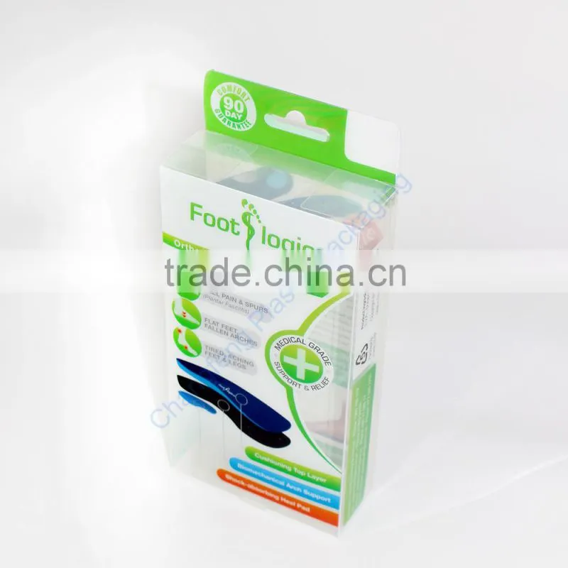 Environmental Insole Packaging Plastic Box from ShenZhen
