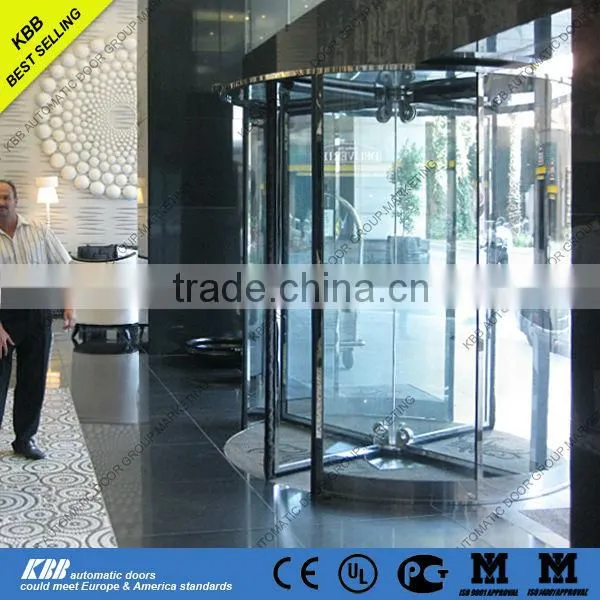 Hotel automatic revolving door