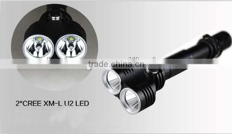 super power rechargeable aluminium flashlight LED torch light