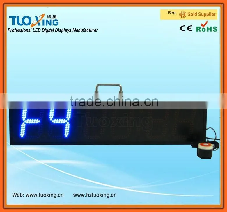 6 digit 6 inch LED digital large outdoor crossfit timer