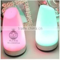 rechargable battery operated wedding party night club bar glowing light up colorful rechargable led table lamp