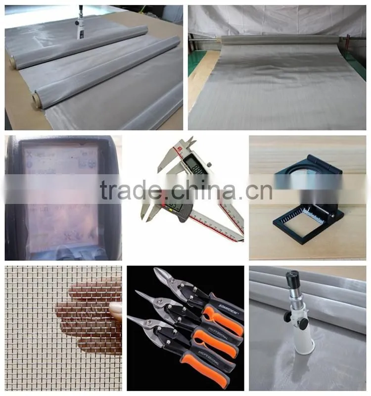 AISI304 316 316L foor grade screen fine filter ss 430 wire mesh