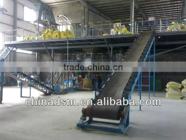 large yield simple organic fertilizer production line