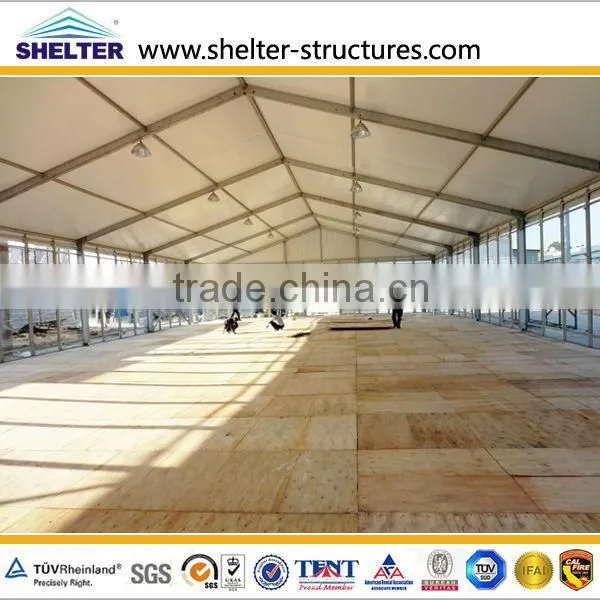 Zhuhai glass outdoor tent for sale 15*45m