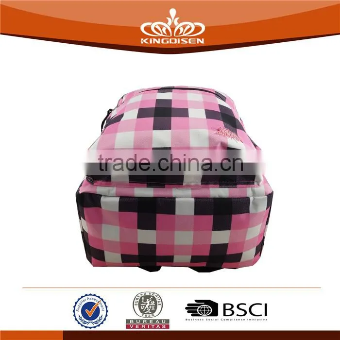 Twill nylon Material School Bag For Girls