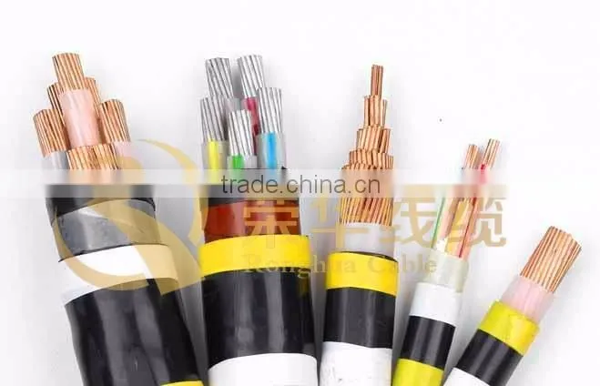 various types of Low voltage flexible waterproof pvc insulated power cable