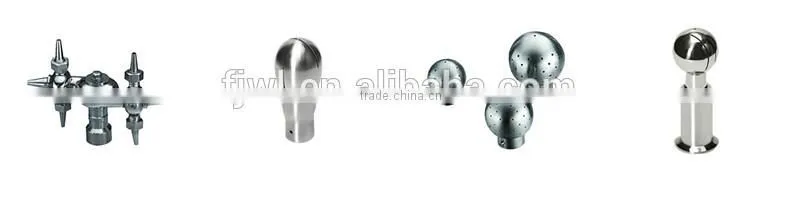 stainless steel sanitary Rotary cleaning ball,cleaning ball for pipe