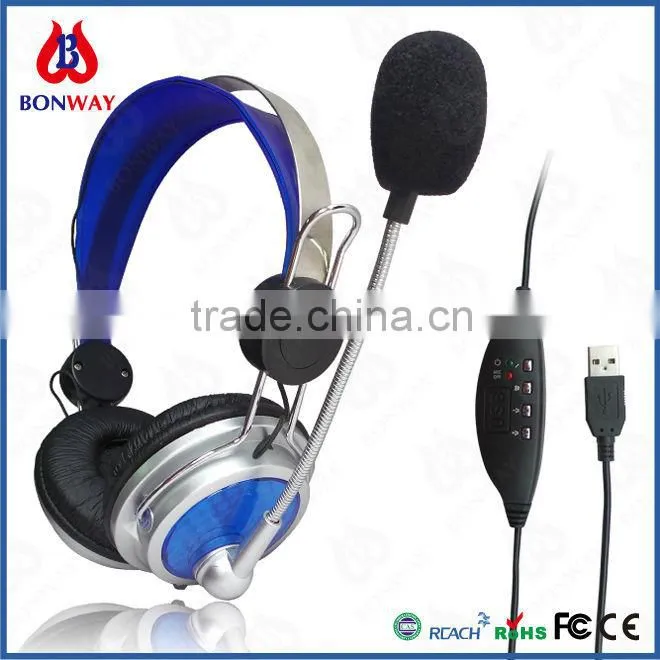 Factory price foldable computer headphone games headphone