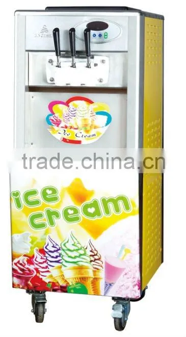Different kinds voltage double compressor soft ice cream machine