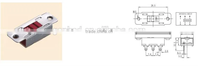high quality of slide switch