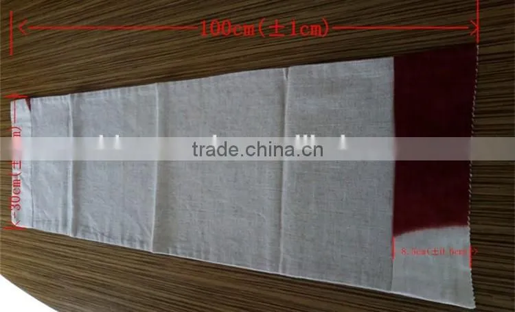 Tie-dyeing Ramie Cloth Table Runner For Round Tables