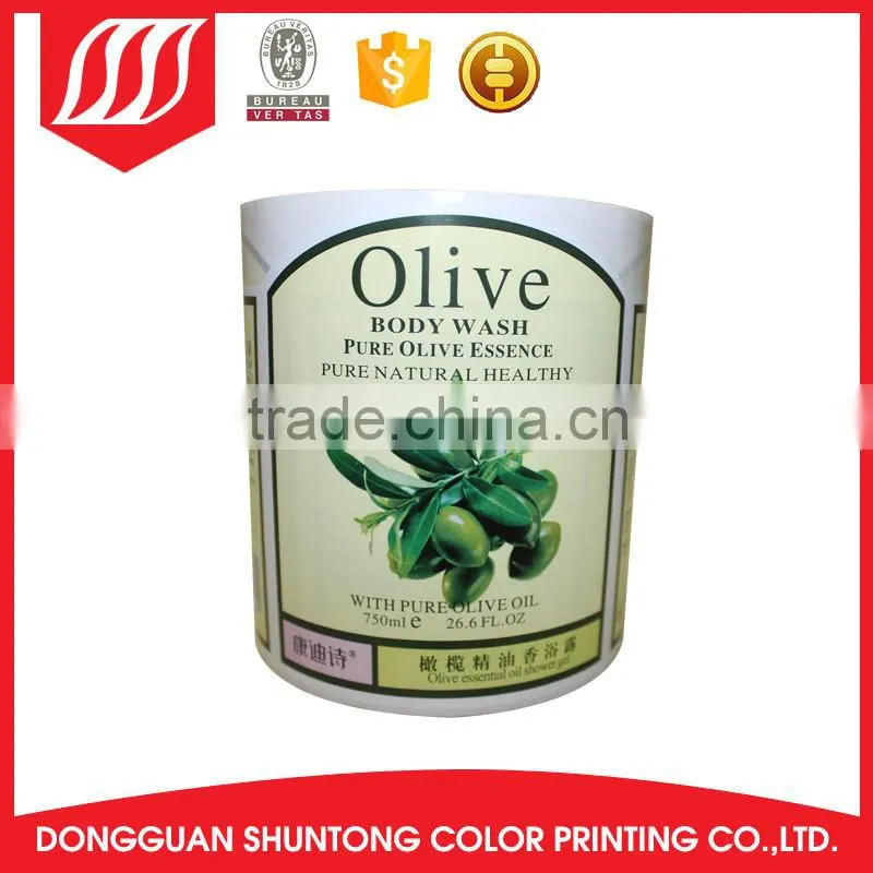 dove body wash shower gel dispenser label