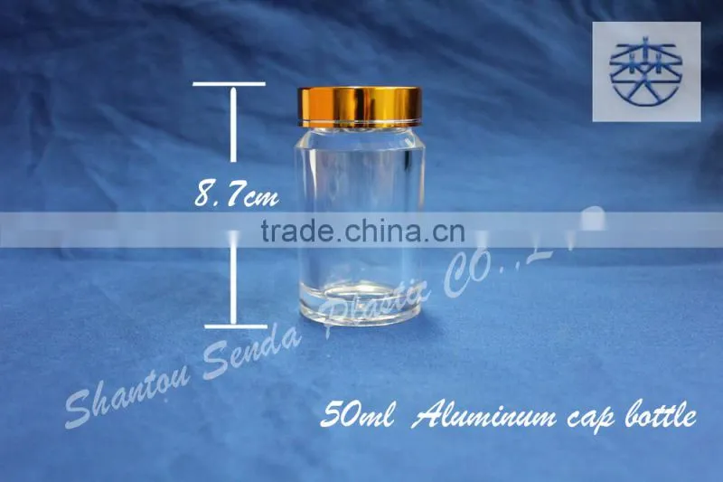 50ml aluminum bottle, aluminum powder bottles with screw cap, aluminum powder bottles