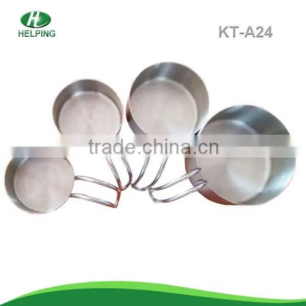 4 pcs Stainless steel measuring spoon 60ml 80ml 125ml 250ml