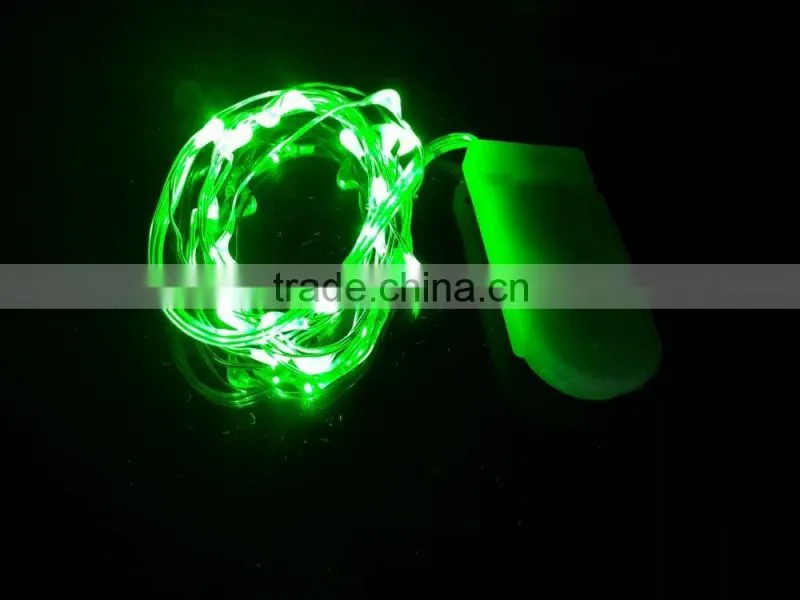 CR2032 Micro Silver LED Copper Wire 1M 20 leds string light