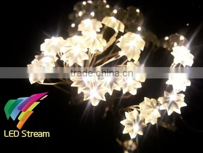 3M 30 Anise Flower Warm White LED Decoration String Light for Christmas, Wedding, Party