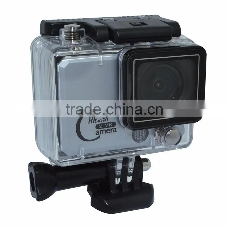 Cheap Ambarella A7LA50 Processor 50 Meters Waterproof Action Camera 2560x1080@30fps 1920x1080@45fps with RF Watch Controller