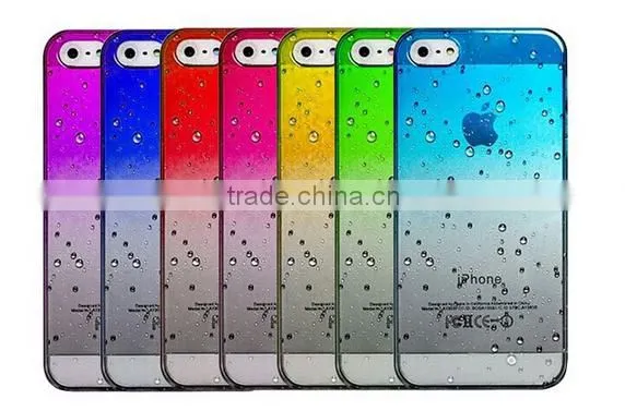 3d Water-drop hard case back cover for iphone 5s