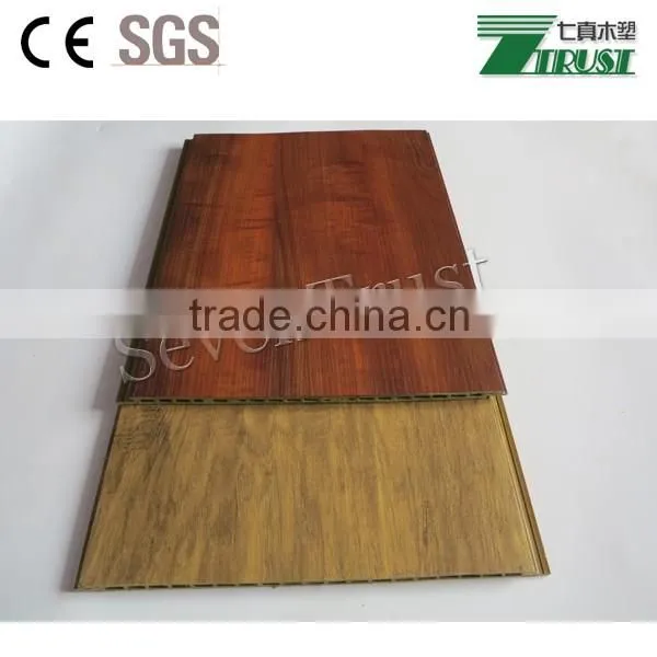 wpc fast install wall panel size:300x10mm, no chemical , environment friendly