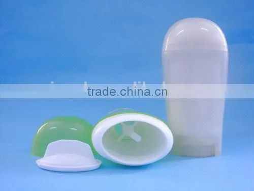Plastic deodorant container, twist up deodorant container, PP deodorant