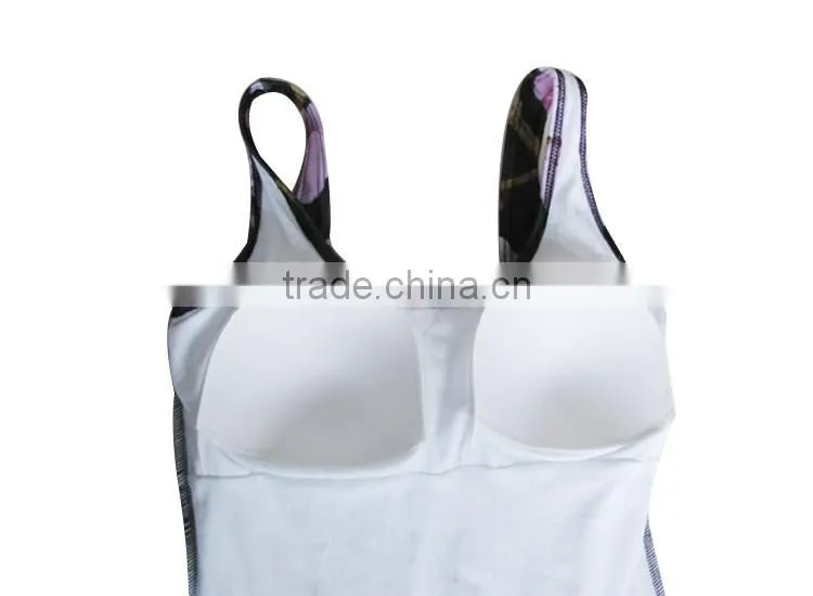 2016 Women's Digital Printing swimsuit Thin flower pattern bikini