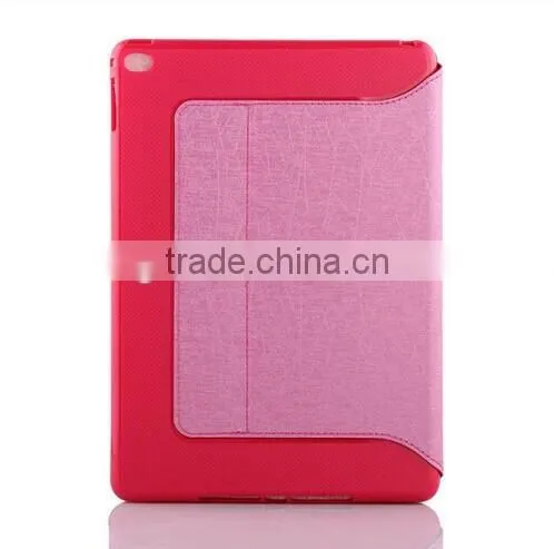 chinese wholesaler pu leather case for ipad air 2 16gb, tpu leather case for ipad 6