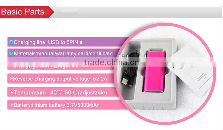 New Product Hot Selling Hand Warmer Solar Powered Portable Heater