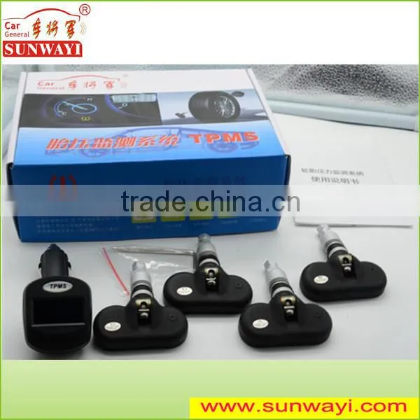 For universal car/bus/truck CE wireless LCD digital monitor internal external truck tpms sensor